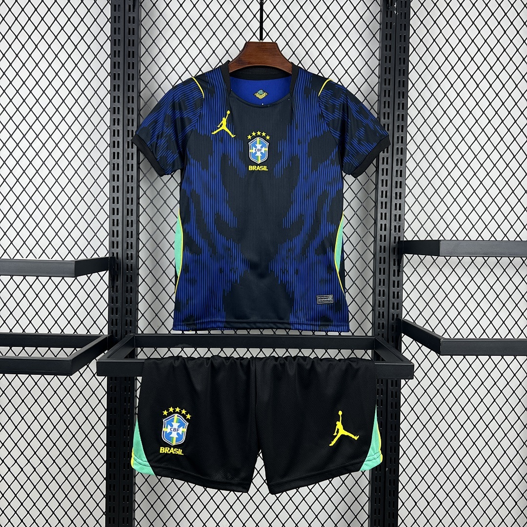 Kids Brazil 2026 World Cup Away Kit