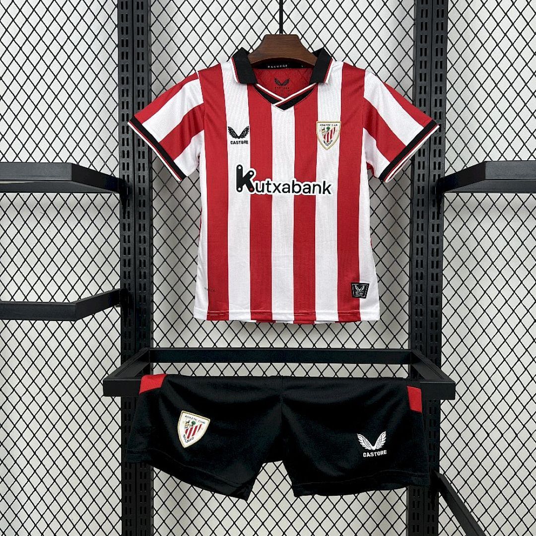 Athletic Bilbao 2025/26 Home Kids Kit