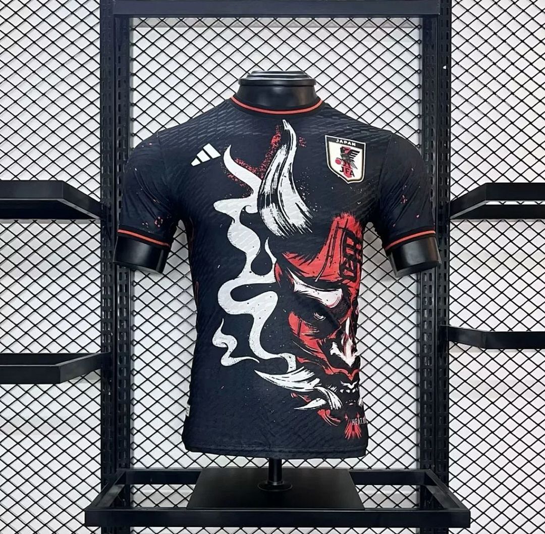 Japan 2024/25 Red Dragon Black Warrior Jersey Player Version S-XXL