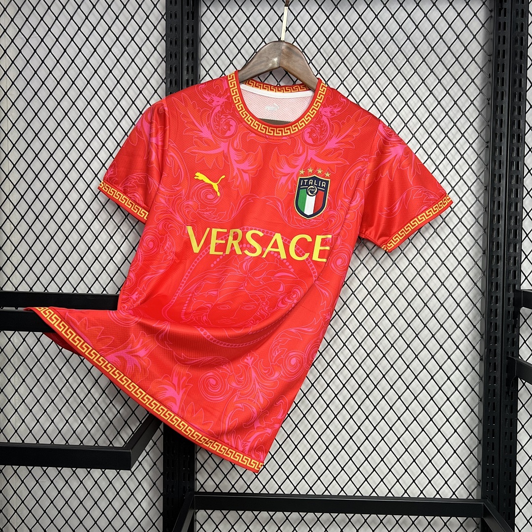 Italy 2022/23 Versace Co-Branded Edition Jersey-Red