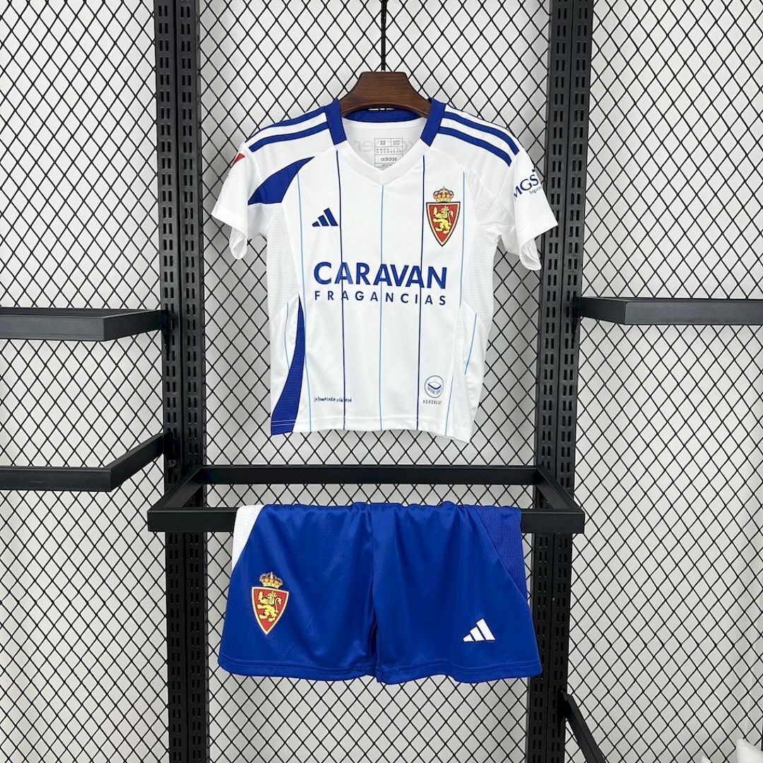 Real Zaragoza 202425 Home Kids Kit