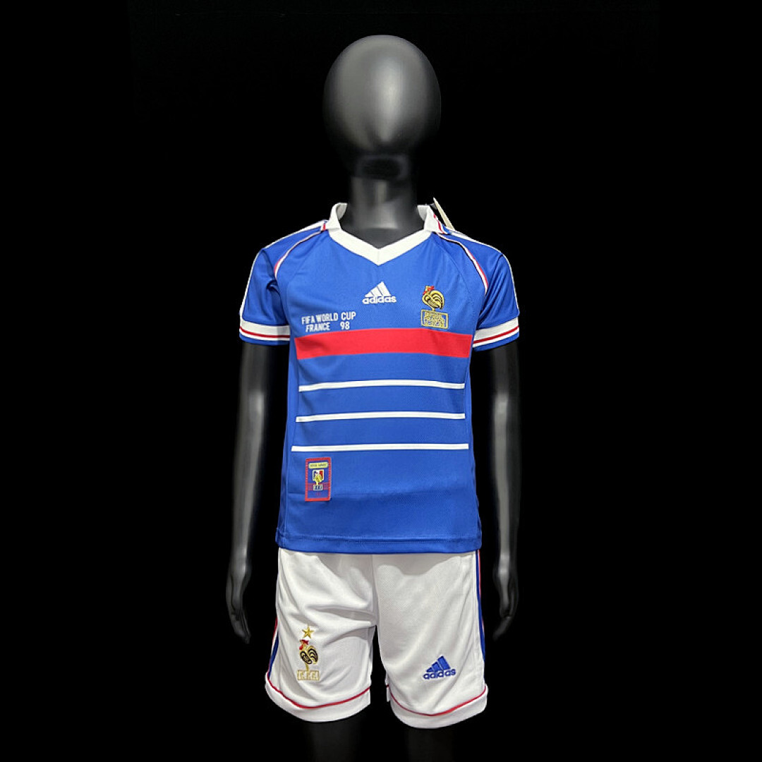 Retro 1998 France home kids 16-28