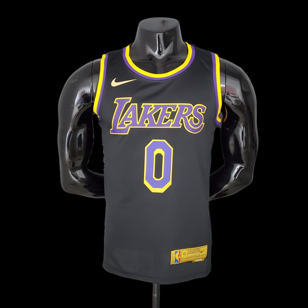 2021 KUZMA#0 Lakers Bonus Edition Black NBA Jersey S-XXL