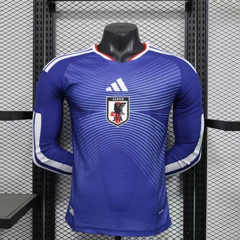 2026 Japan Home Long Sleeve Cheap Soccer Jerseys Yupoo
