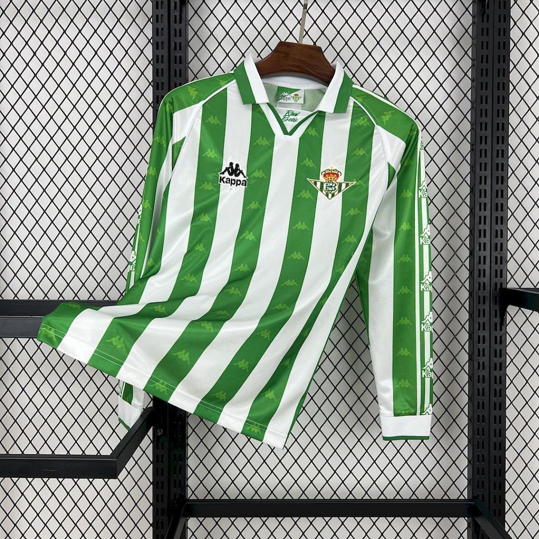 Real Betis 1995/97 Home Long Sleeves Retro Jersey
