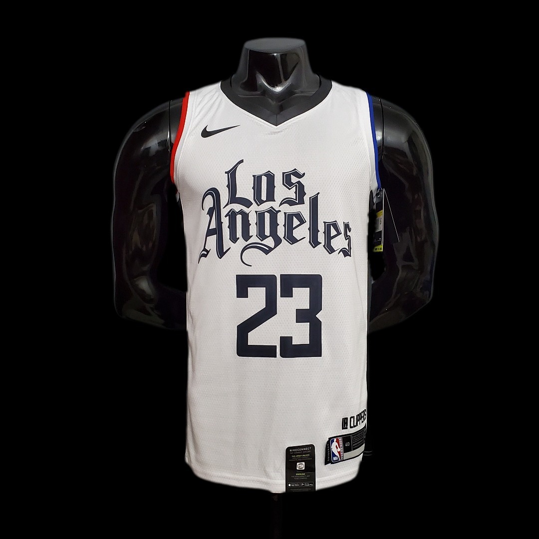 WILLIAMS#23 Los Angeles Clippers white NBA jersey Size:XS-XXL Nike connect recognition