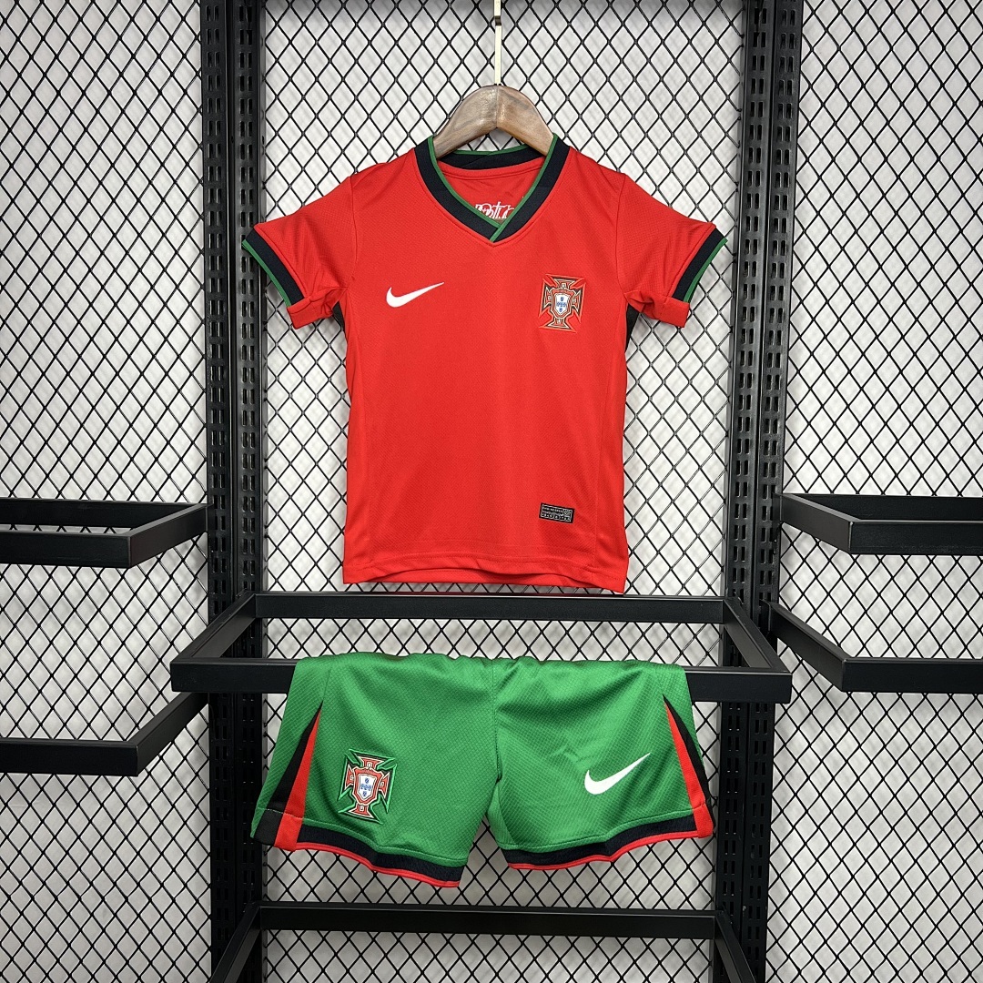 Portugal 2024/25 Euro Home Kids Kit