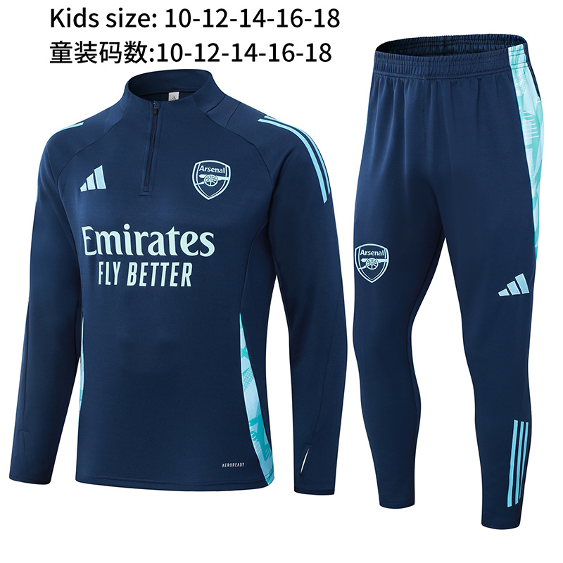 24-25 Arsenal Kids Long Sleeve Training Suit Yupoo