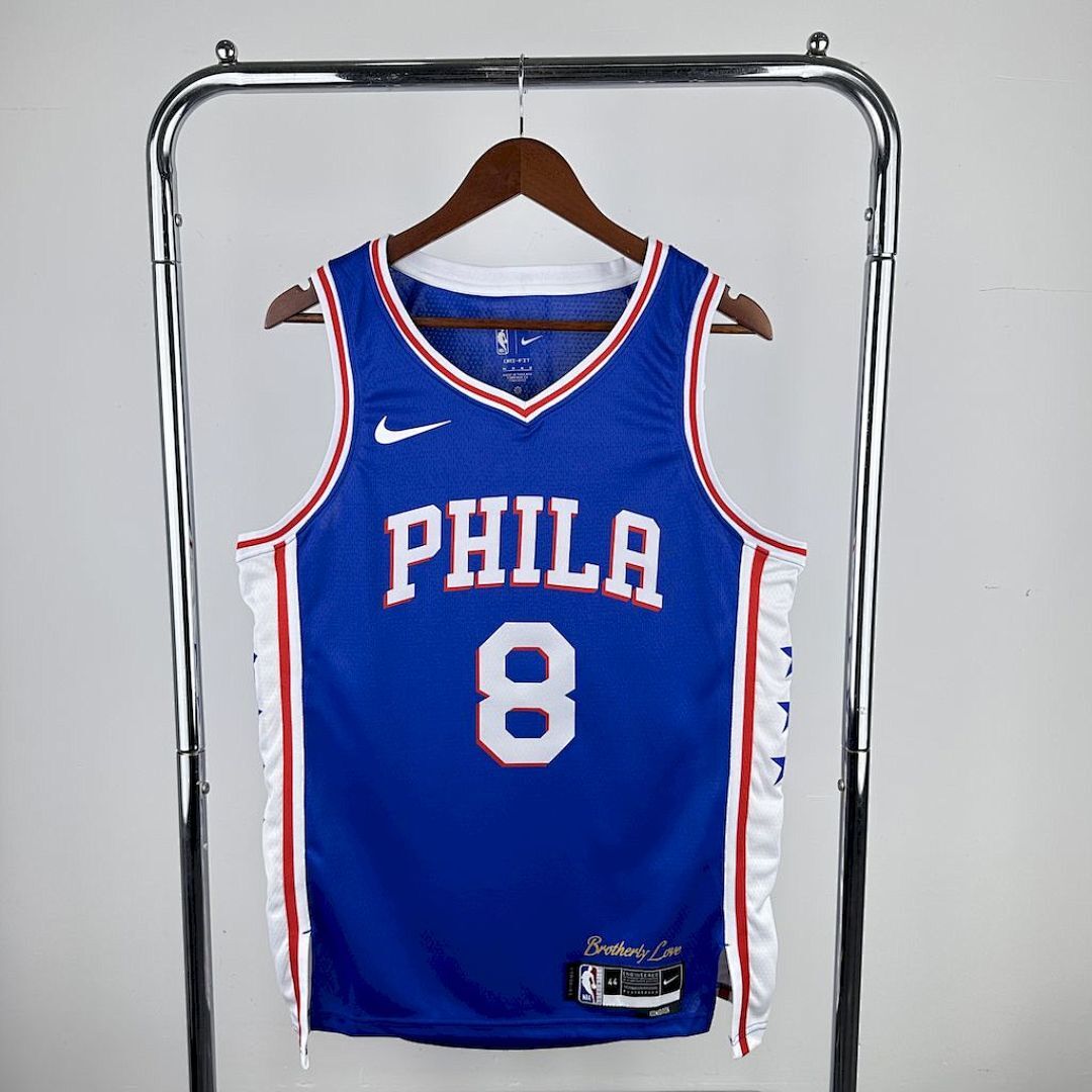 Philadelphia 76ers 2023/24 GEDRGE#8 Away Jersey