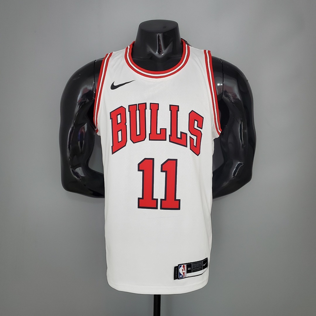 DeROZAN#11 Chicago Bulls white NBA jersey Size S-XXL