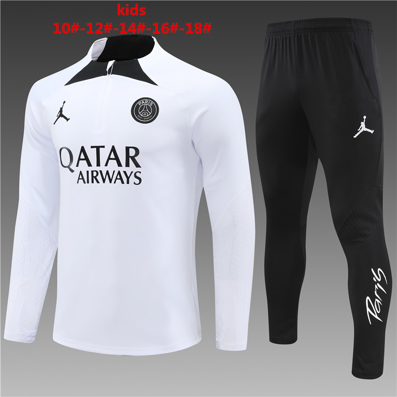 23-24 Paris Kids Long Sleeve Training Suit Yupoo
