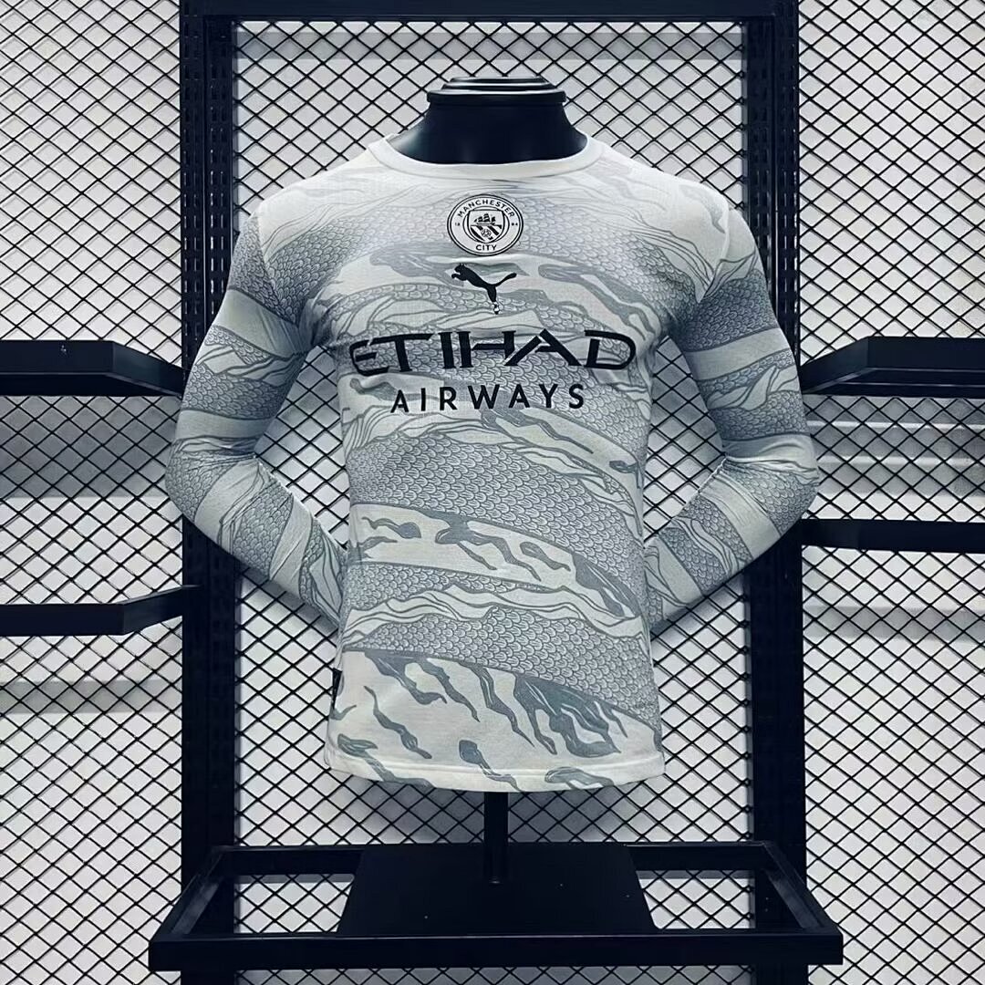 Manchester City 2024/25 Special Edition Long Sleeves Jersey – Player Versi