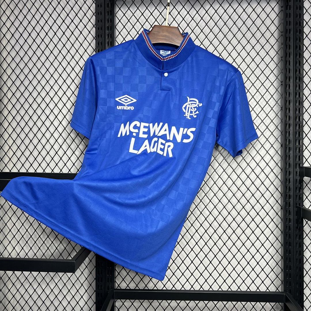 Rangers 1987/90 Home Retro Jersey