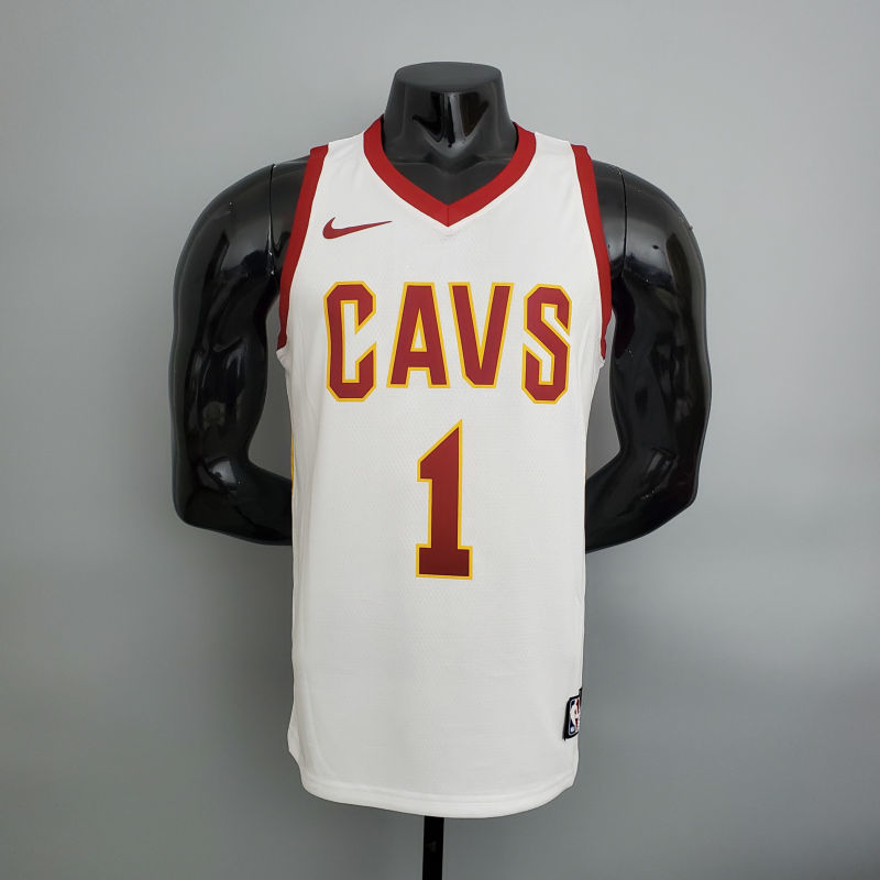 Cavaliers Rose #1 White NBA Jersey S-XXL