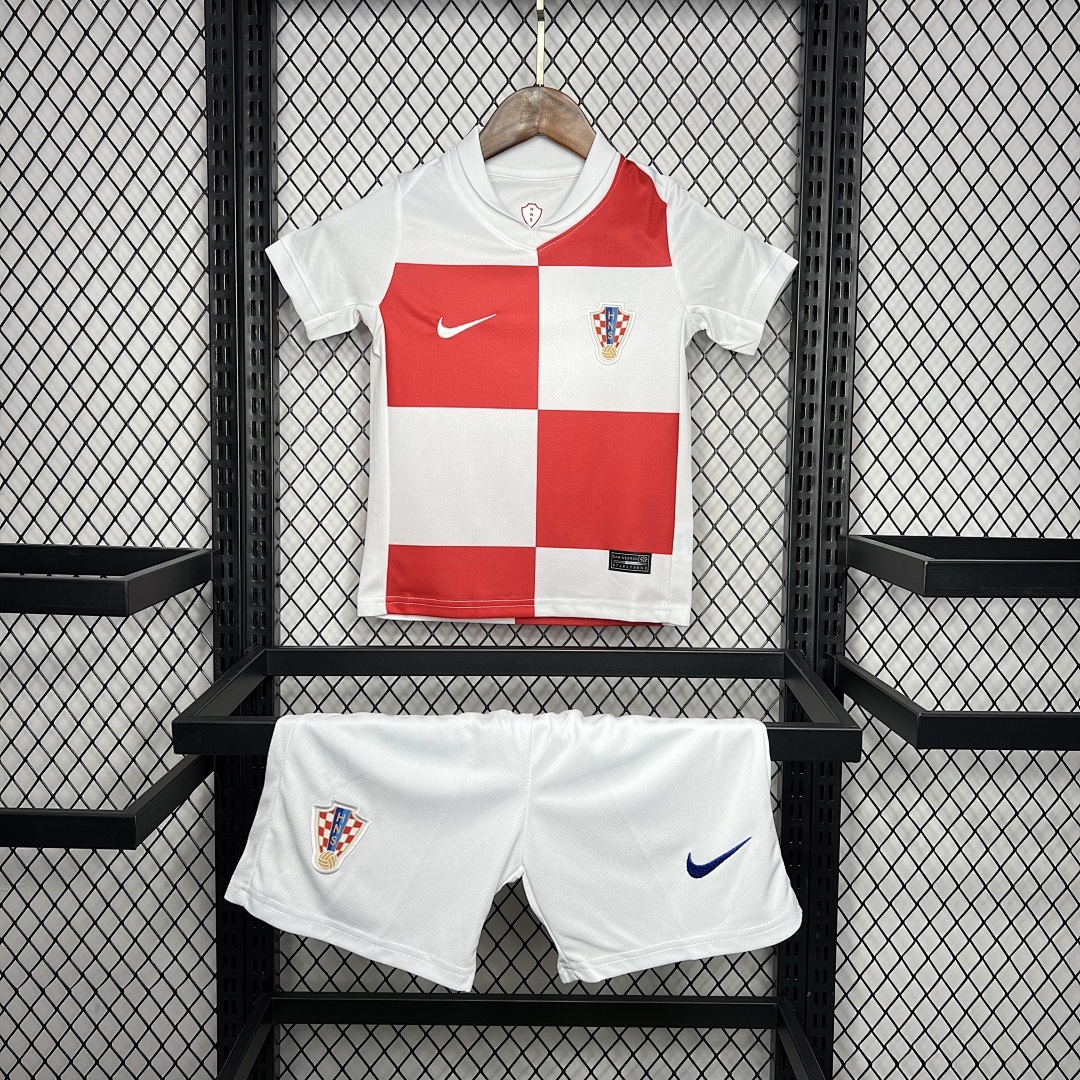 Croatia 2024/25 Euro Home Kids Kit
