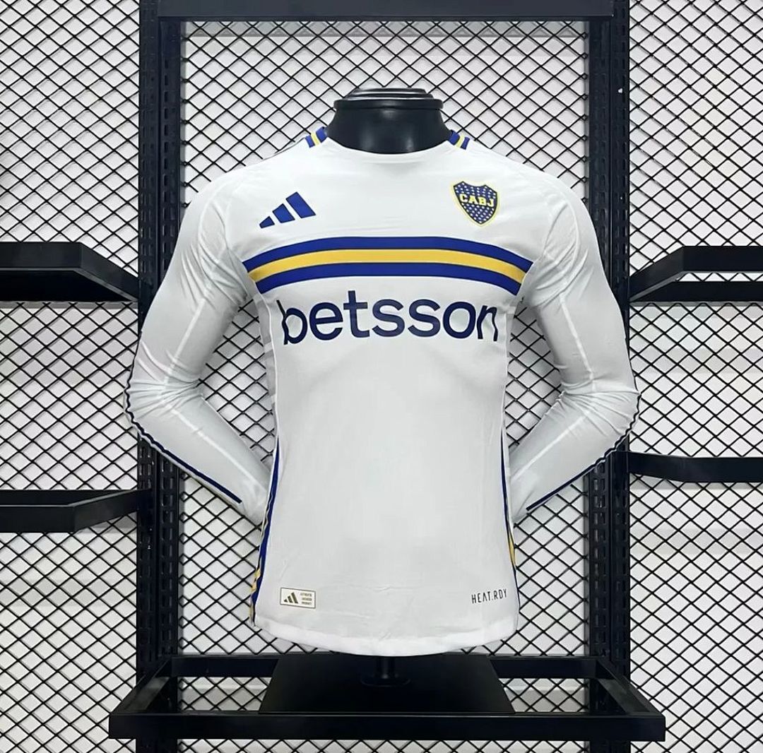 Boca Juniors 2024/25 Away Long Sleeves Jersey Player Version S-XXL