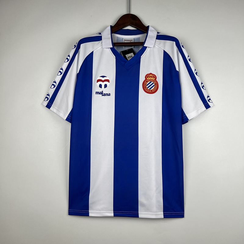 1984-1989 Espanyol Home Retro Soccer Jerseys Yupoo
