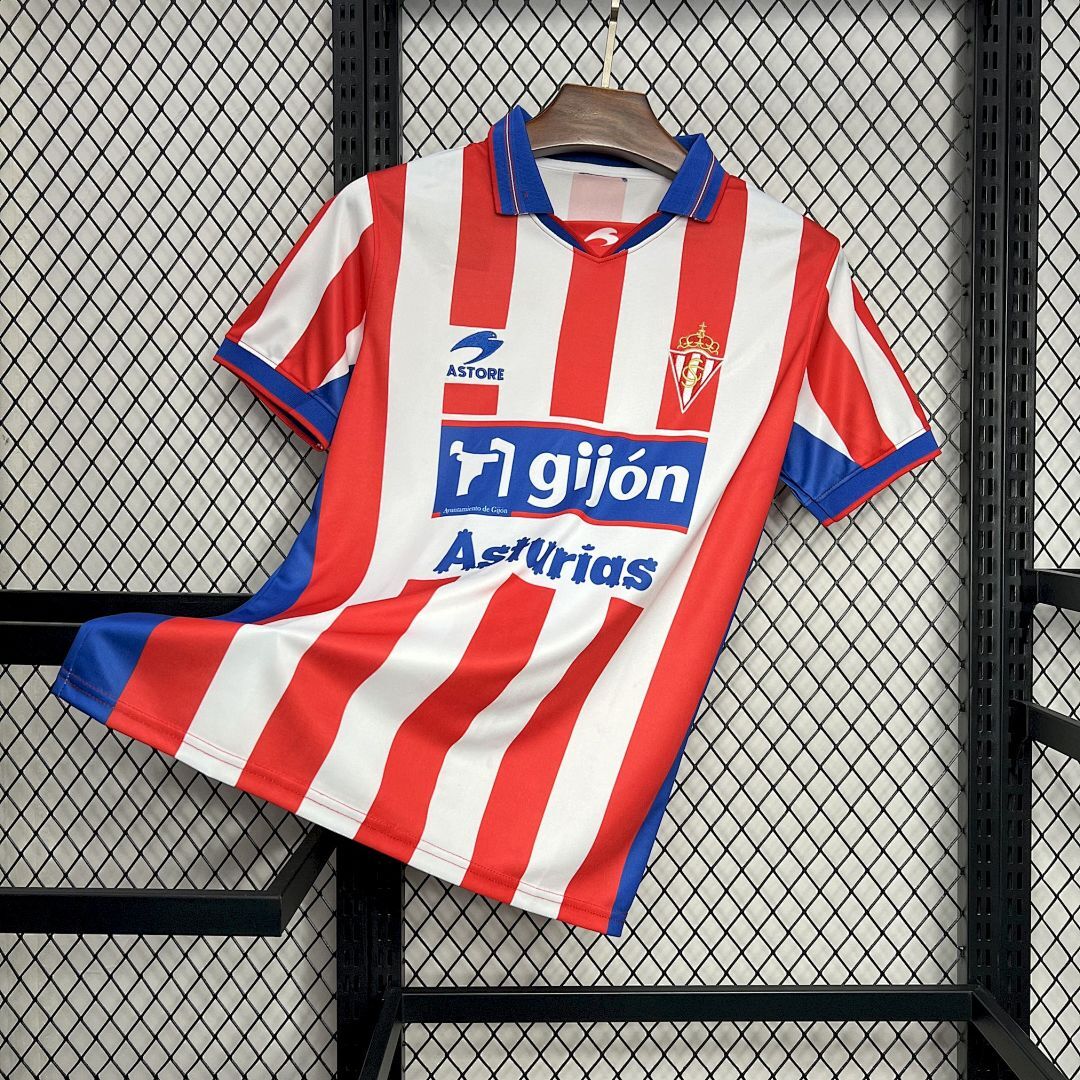 Sporting de Gijon 2001/02 Home Retro Jersey