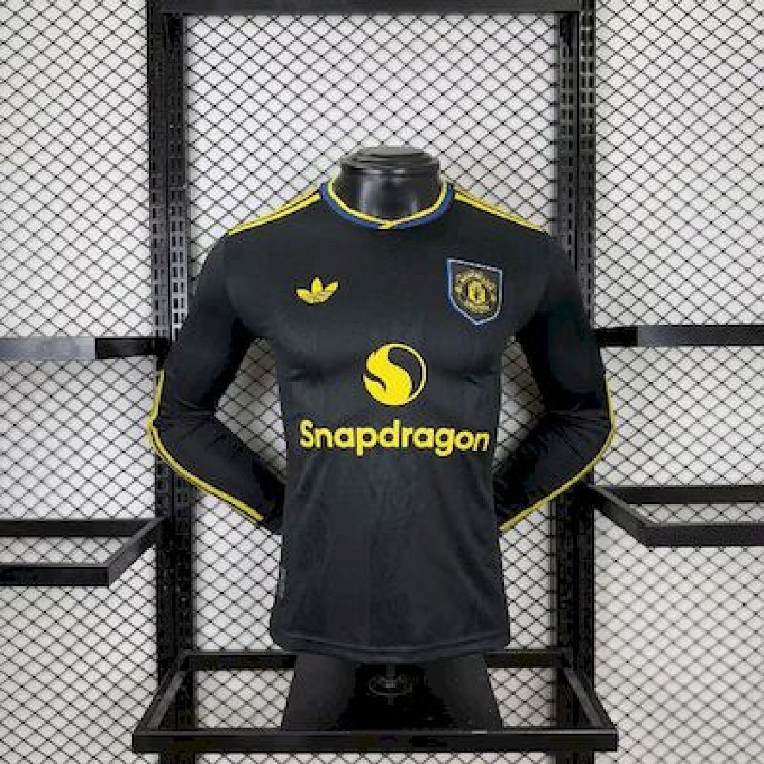 Manchester United 2025/26 Third Long Sleeves Jersey Player Version