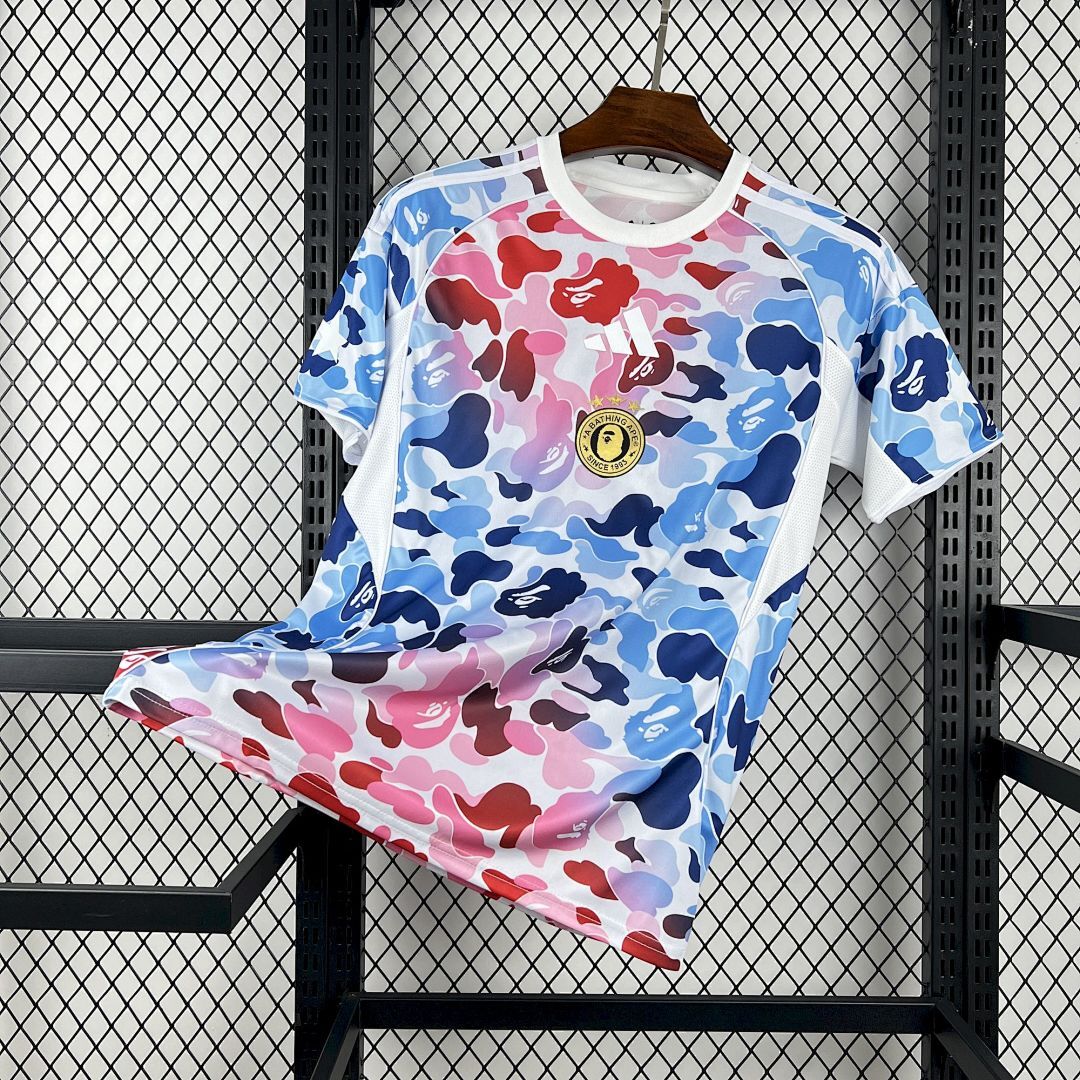 Mens AD x BAPE 2025/26 Camo Jersey 1