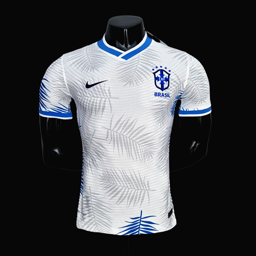 2022 Brazil Player Version Classic White S-XXL