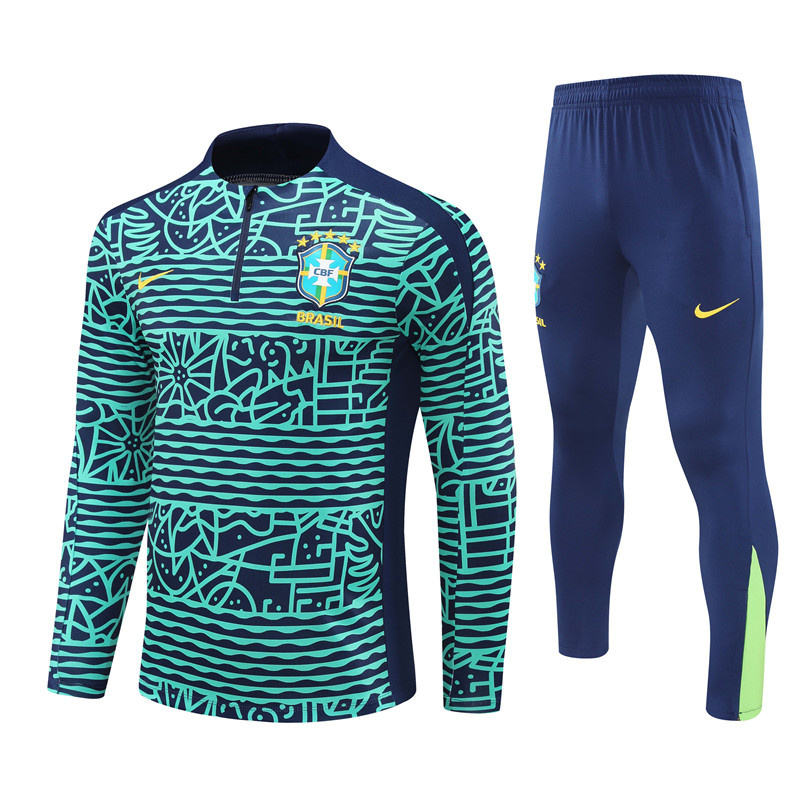 2024 Brazil Long Sleeve Training Suit Yupoo