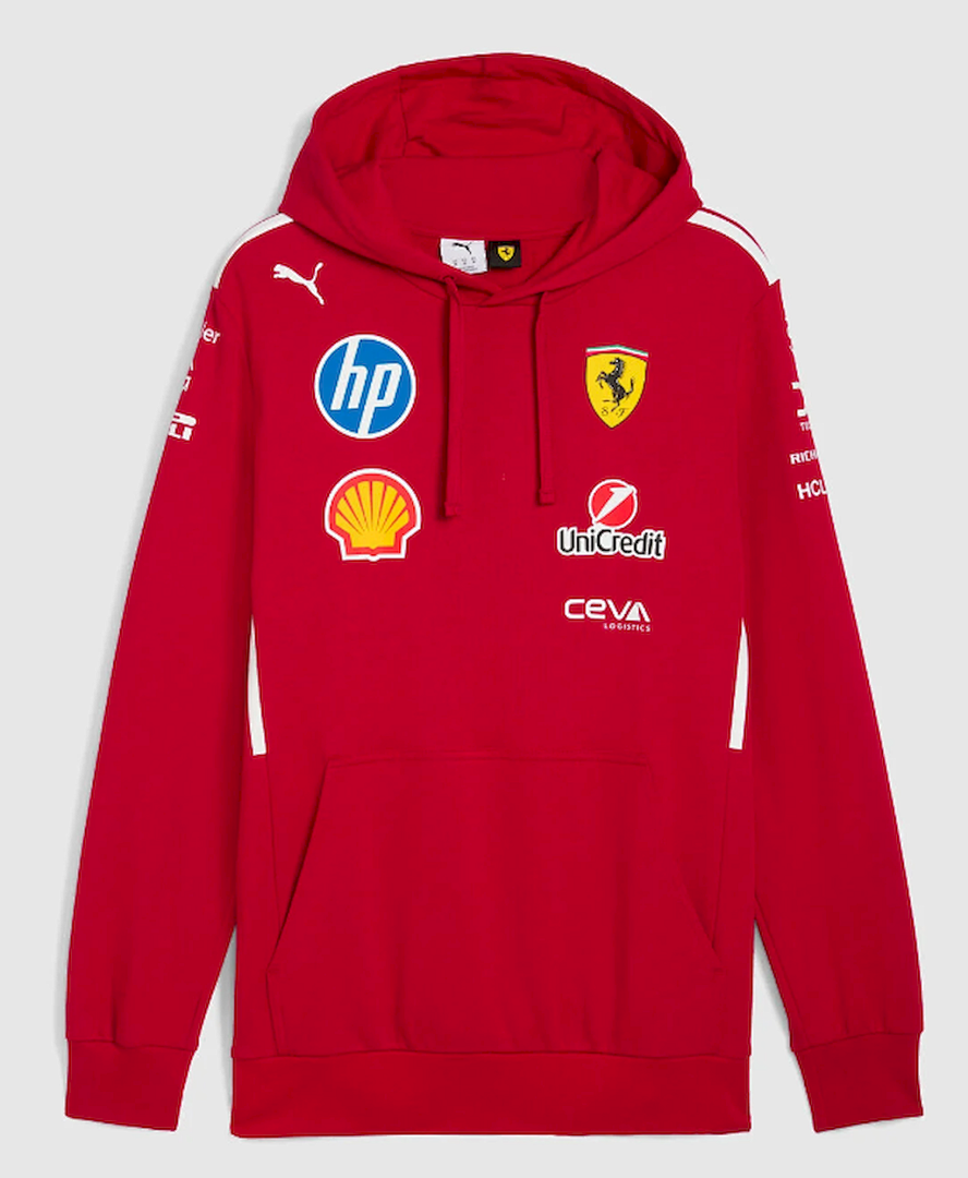 Ferrari 2025 sweatshirt with hood