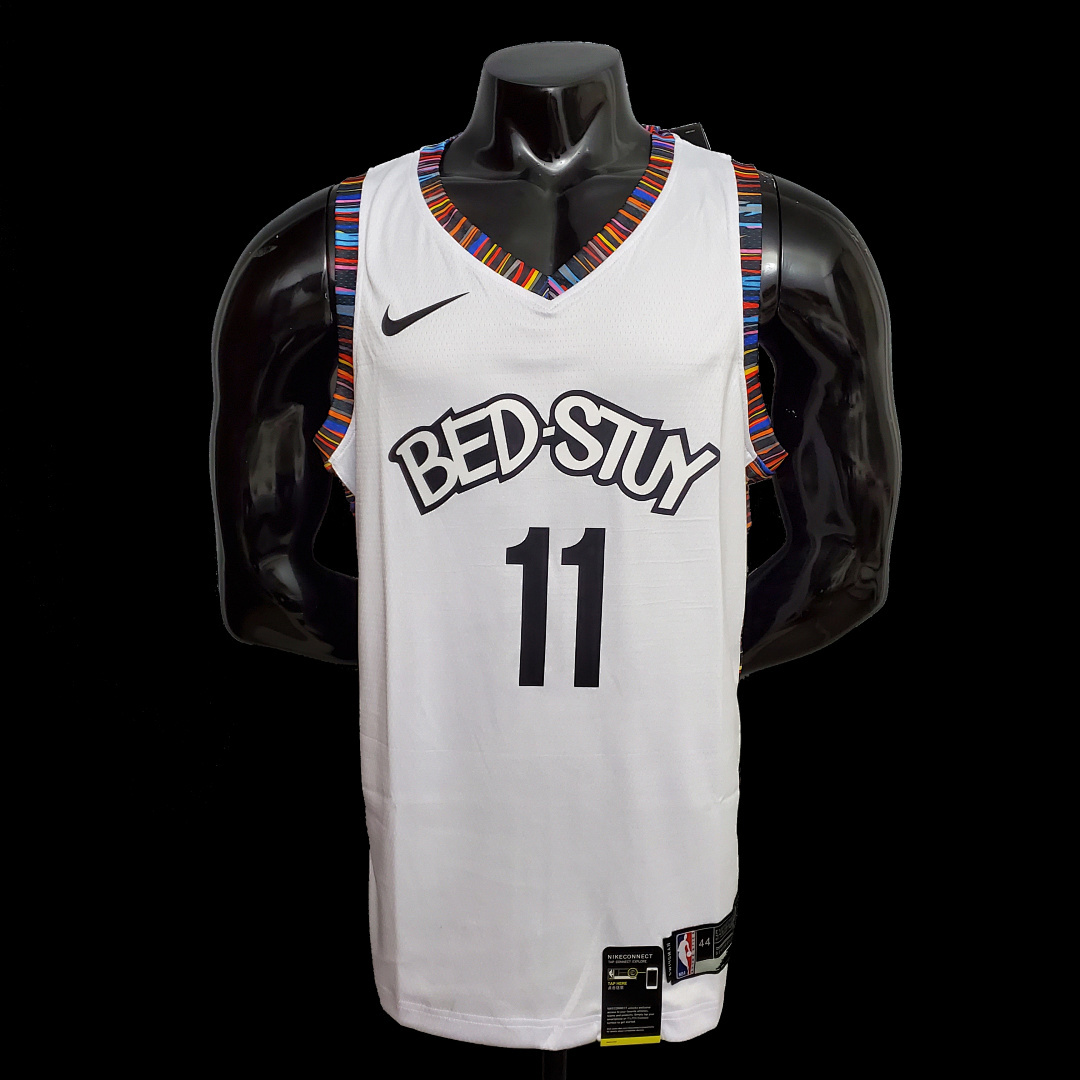 Irving #11 Brooklyn Nets City version white NBA jersey SizeXS-XXL Nike connect recognition