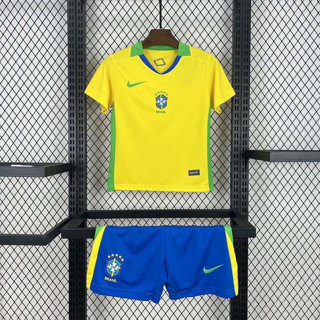 Brazil 2025/26 Home Kids Kit