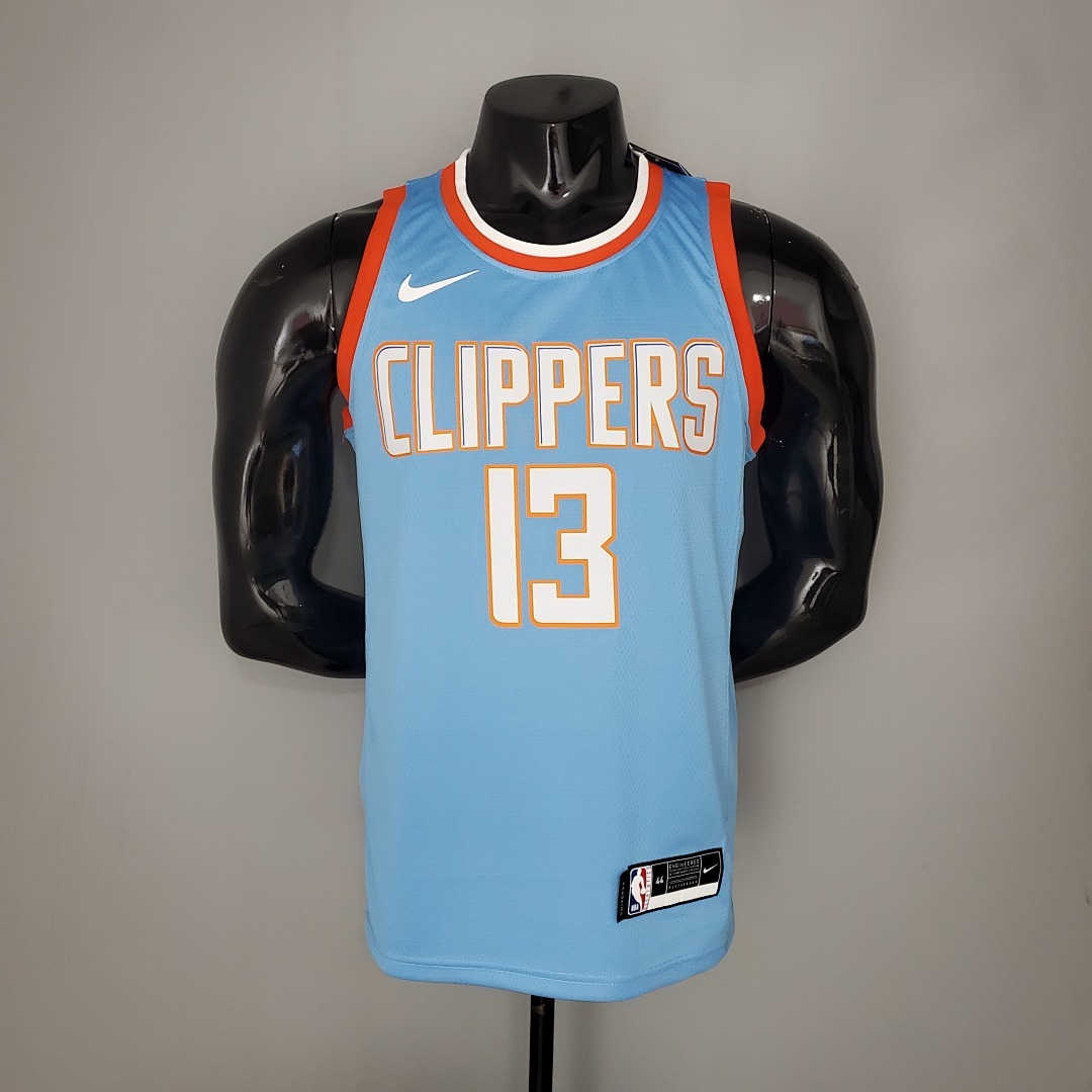 GEORGE#13 Clippers Blue NBA Jersey S-XXL