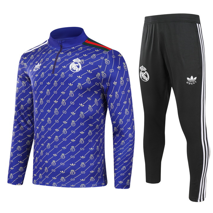 24-25 Real Madrid Long Sleeve Training Suit Yupoo