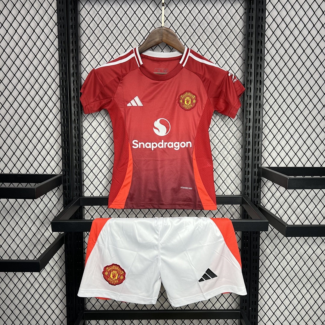 Manchester United 2024/25 Home Kids Kit