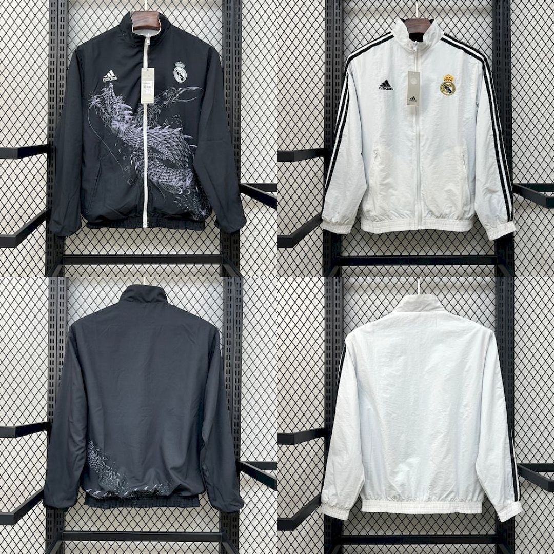 Real Madrid 2025 Double-Sided Windbreaker