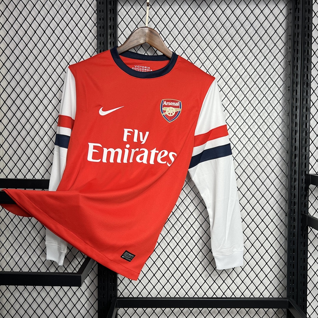 Arsenal 2012/13 Home Long Sleeves Retro Jersey