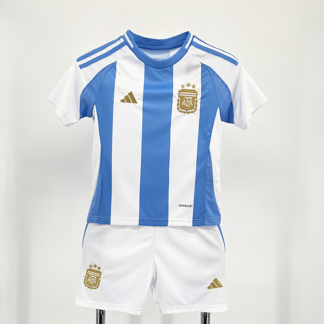 Argentina 2024/25 Home Kids Kit 16-28