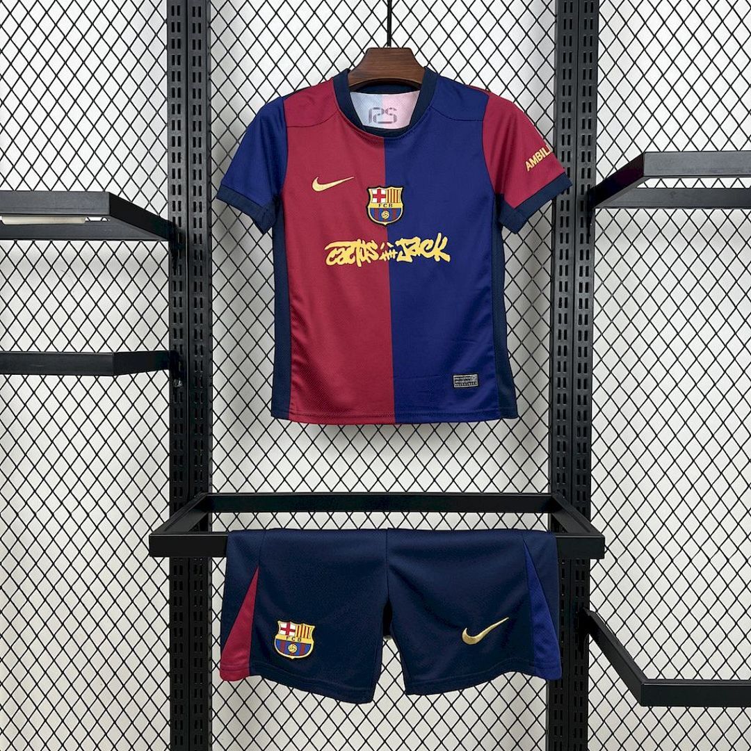 Barcelona 2024/25 Travis Scott Edition Kids Kit
