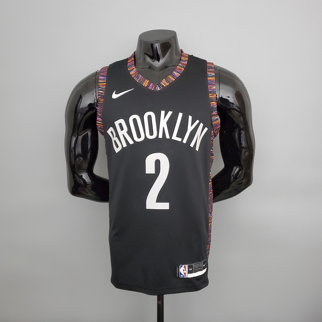 griffin#2 Brooklyn Nets City version black NBA jersey Size:S-XXL