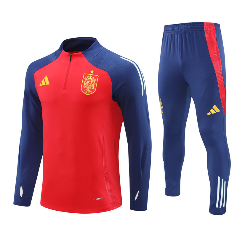 2024 Spain Long Sleeve Training Suit Yupoo