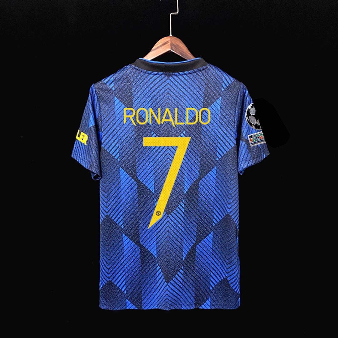 Ronaldo #7 M-u third away UCL S-XXXL