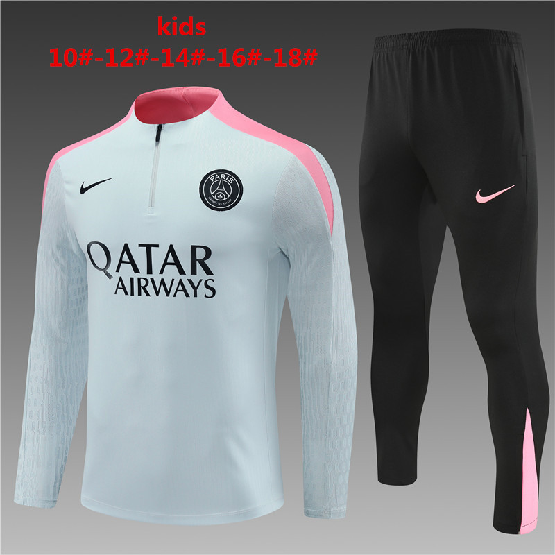 24-25 Paris Kids Player Long Sleeve Training Suit Yupoo