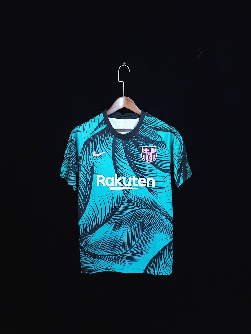 20-21 Barcelona pre-match training green S-2XL