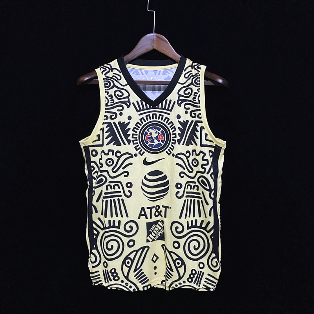 21-22 Americas third away yellow vest S-2XL