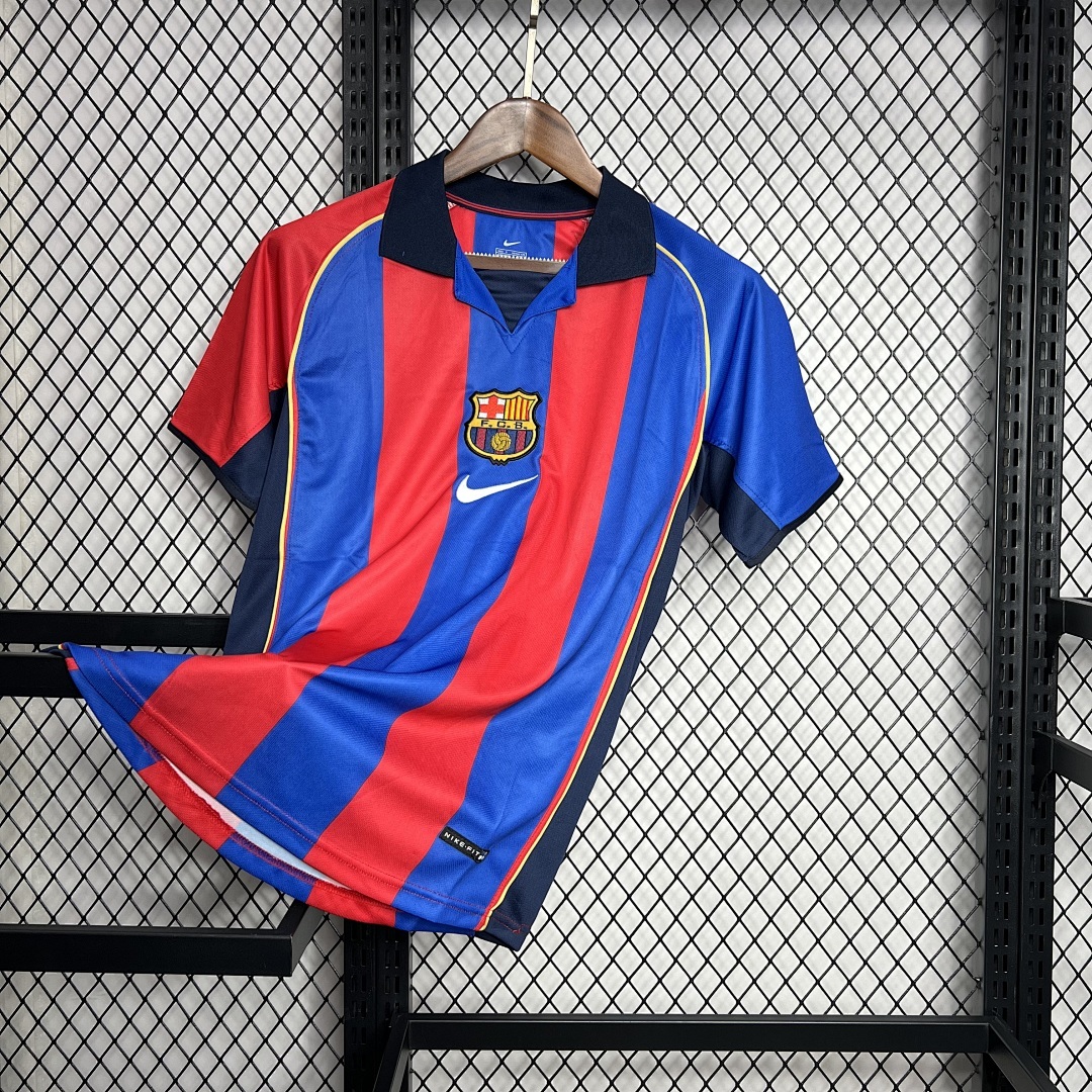 Barcelona 2001/02 Home Retro Jersey