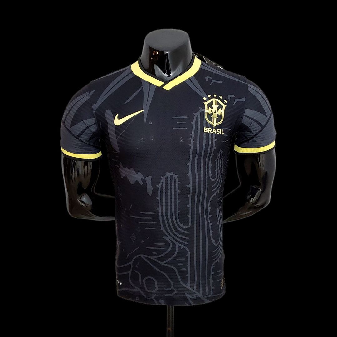 2022 player version Brazil Black S-XXL