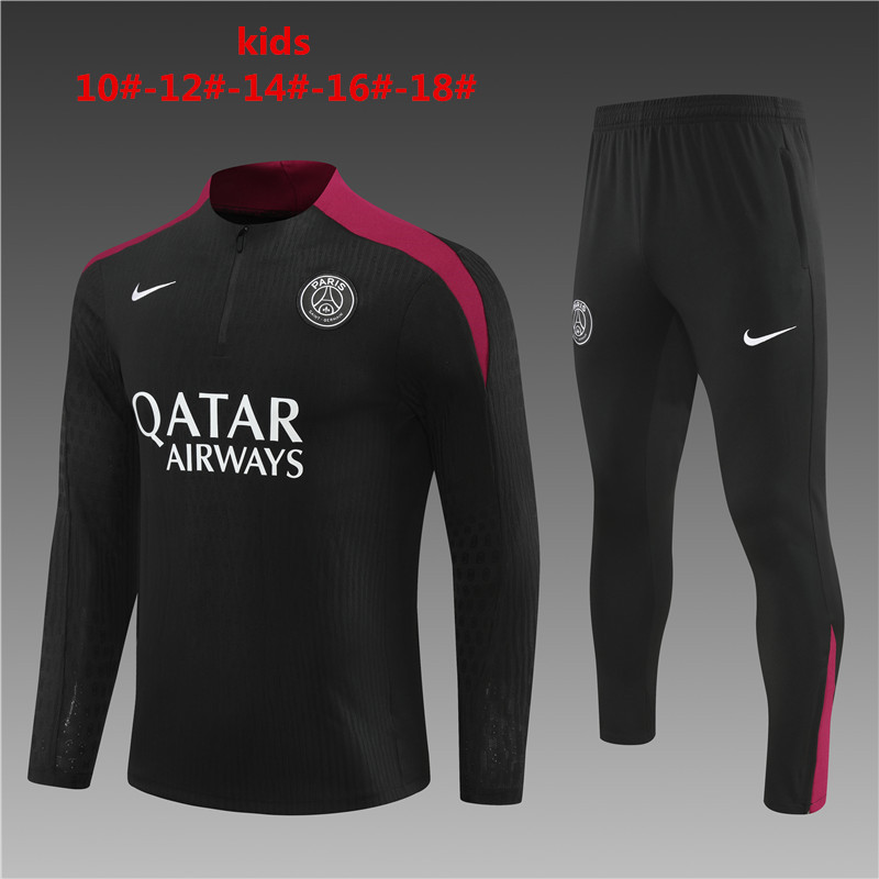 24-25 Paris Kids Player Long Sleeve Training Suit Yupoo