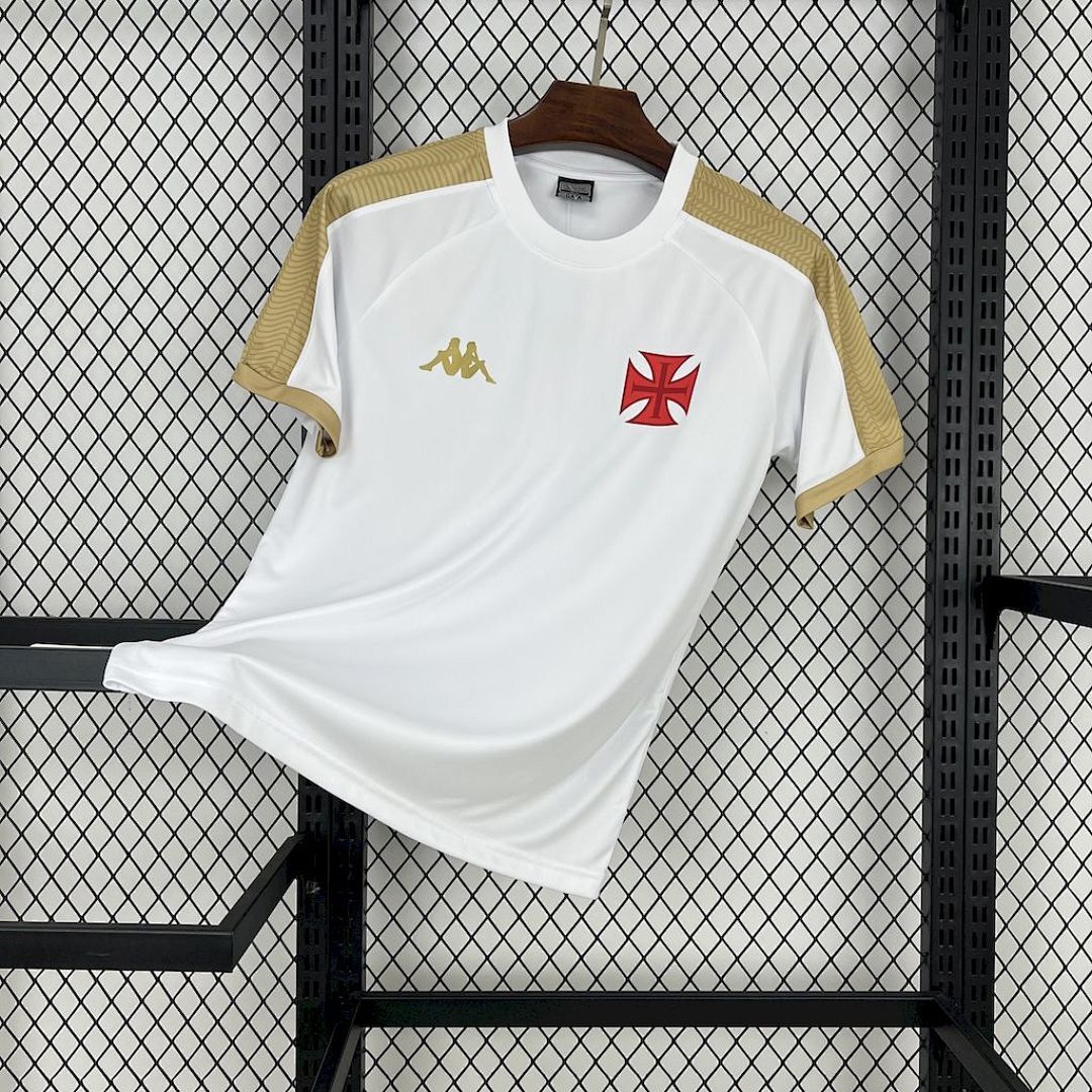 Vasco da gama 2025/26  Supporter White Gold Jersey