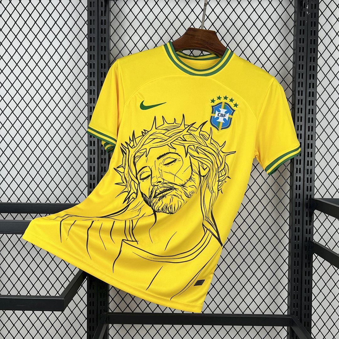 Mens Brazil X CRISTO 2022/23 Special Edition Jersey