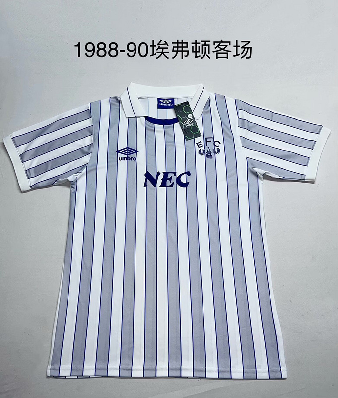 88-90 Everton Away Retro Soccer Jerseys Yupoo