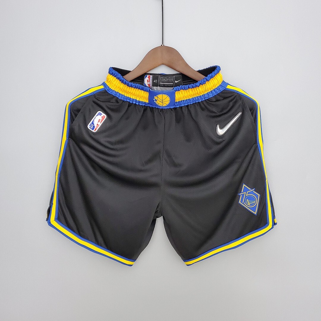 2022 Warriors City Edition Shorts Black S-XXL