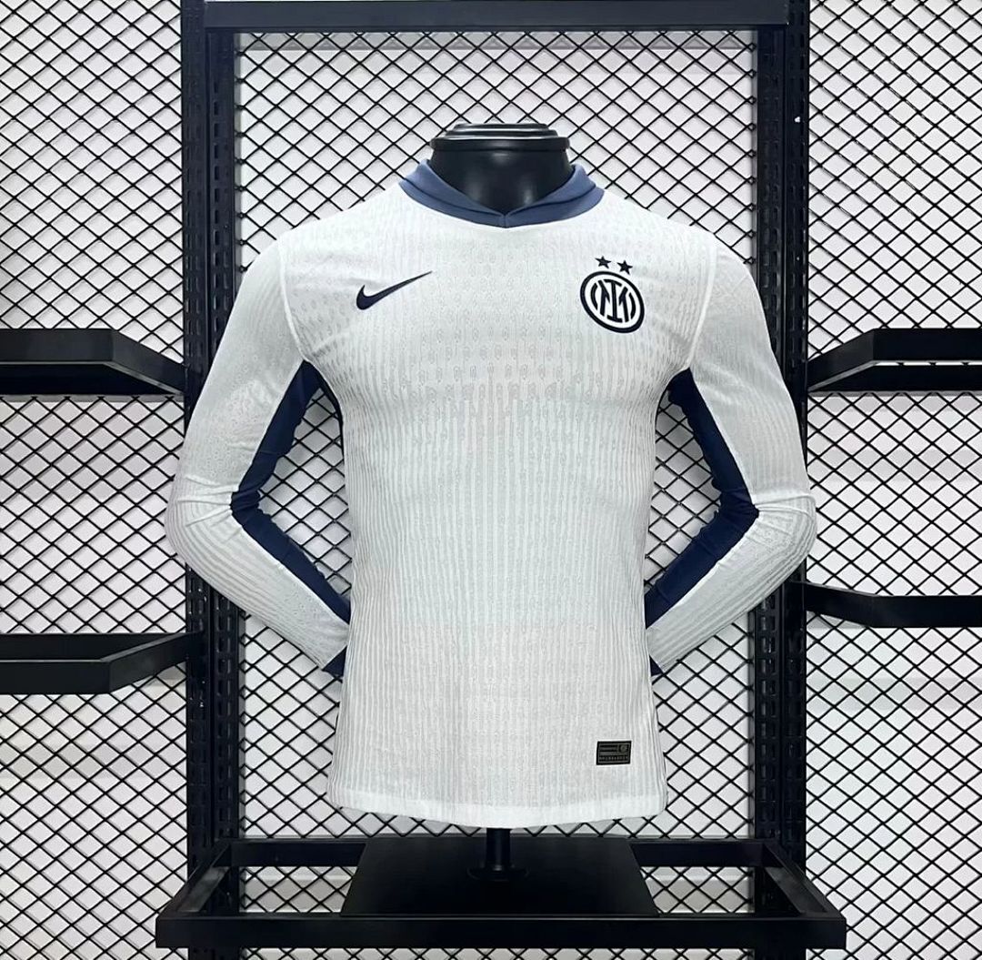Inter Milan 2024/25 Away Long Sleeves Jersey Player Version S-XXL